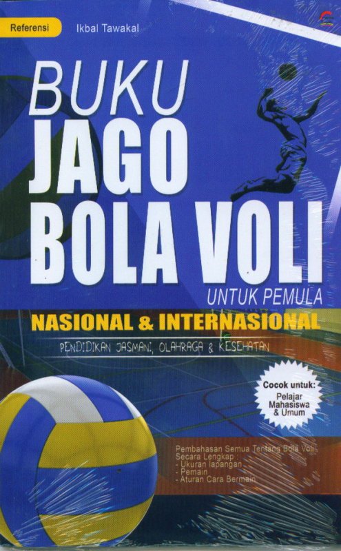 Cover Buku Buku Jago Bola Voli Untuk Pemula