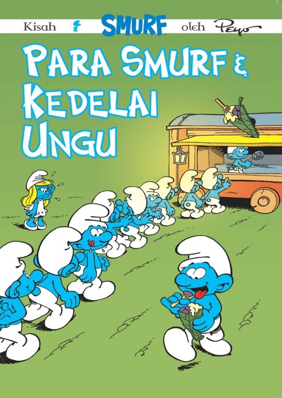 Cover Buku Smurf - Para Smurf dan Kedelai Ungu