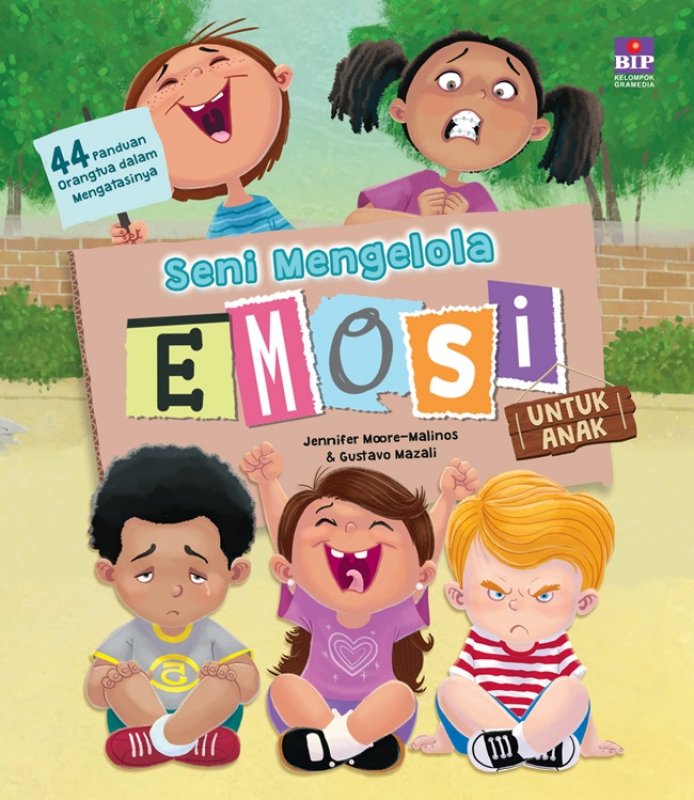 Cover Buku Seni Mengelola Emosi Untuk Anak