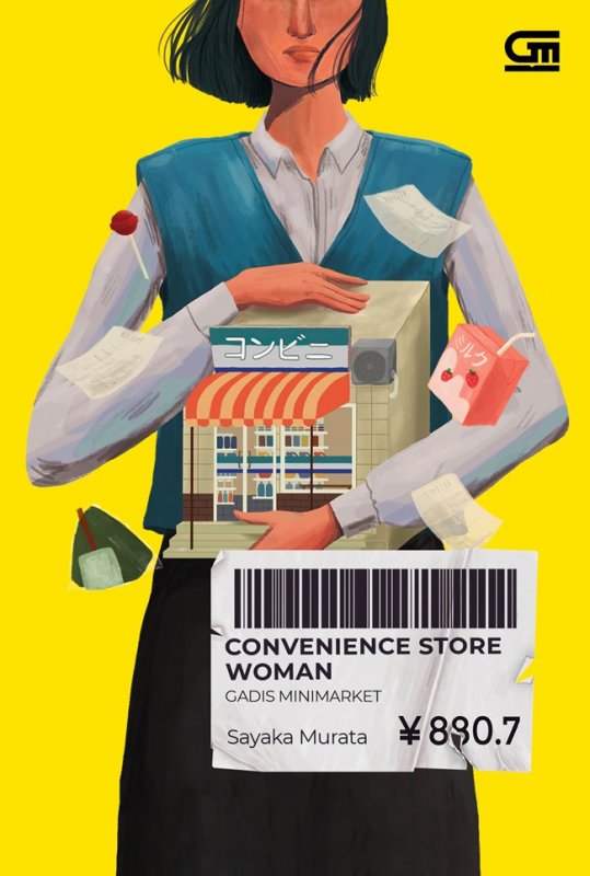 Cover Buku Gadis Minimarket (Convenience Store Woman)