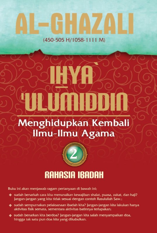 Cover Buku IHYA ULUMIDDIN #2 (Hard Cover)