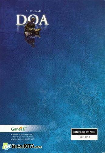 Cover Belakang Buku Doa