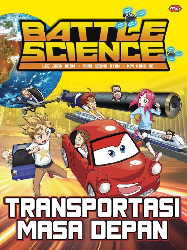 Cover Buku Battle Science : Transportasi Masa Depan