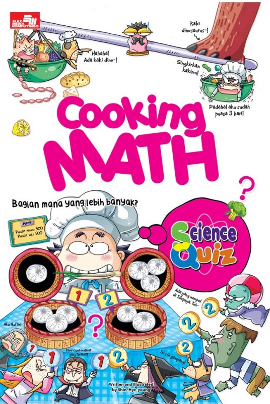 Cover Buku Science Quiz - Cooking Math
