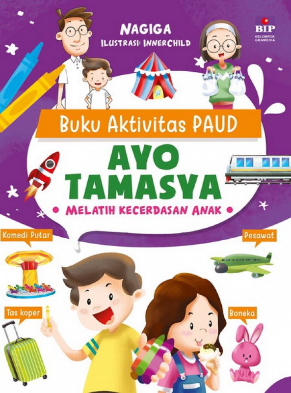 Cover Buku Buku Aktivitas Paud : Ayo Tamasya