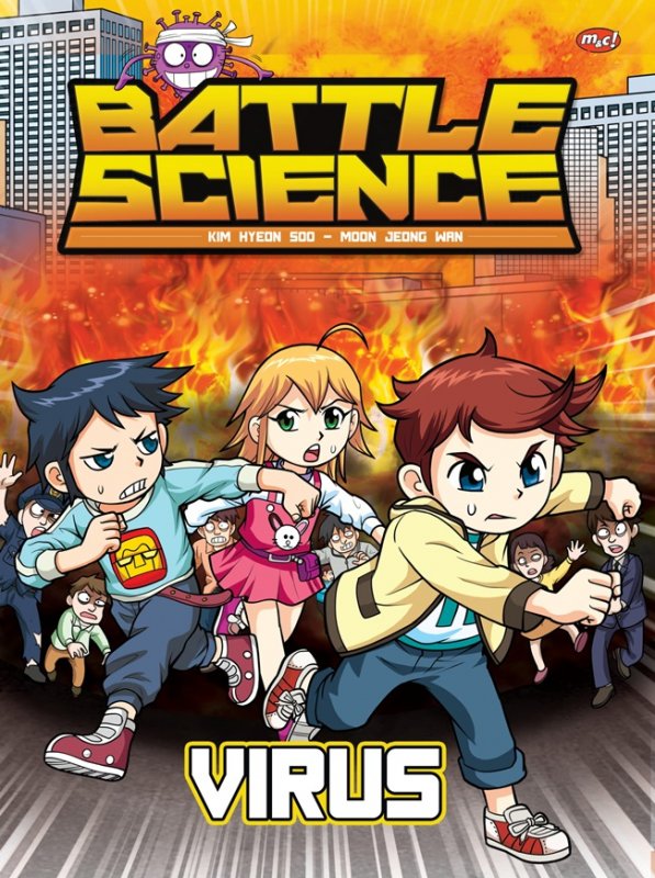Cover Buku Battle Science : Virus