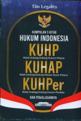 Kumpulan 3 Kitab Hukum Indonesia, KUHP, KUHAP, KUHPer
