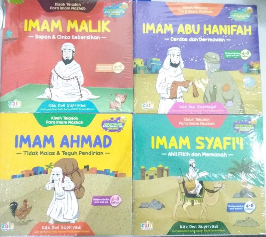 Cover Buku Kisah Empat Imam Mazhab