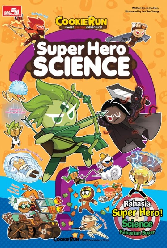 Cover Buku Cookie Run Sweet Escape Adventure! - Super Hero Science