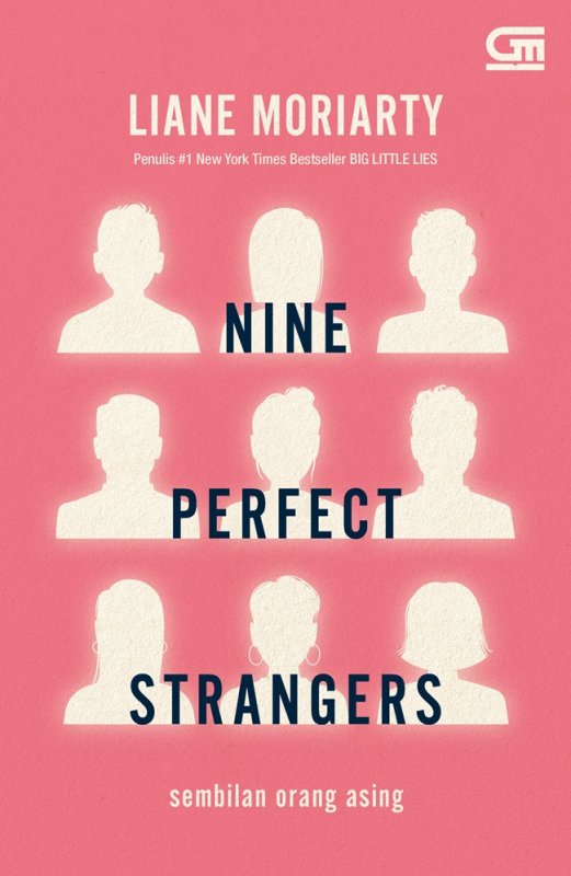 Cover Buku Sembilan Orang Asing (Nine Perfect Strangers)