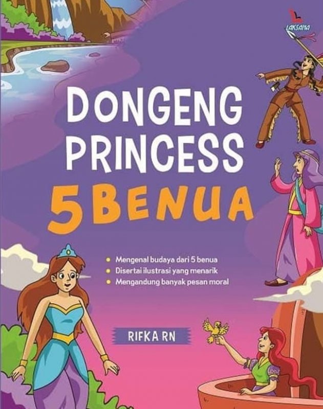 Cover Buku Dongeng Princess 5 Benua