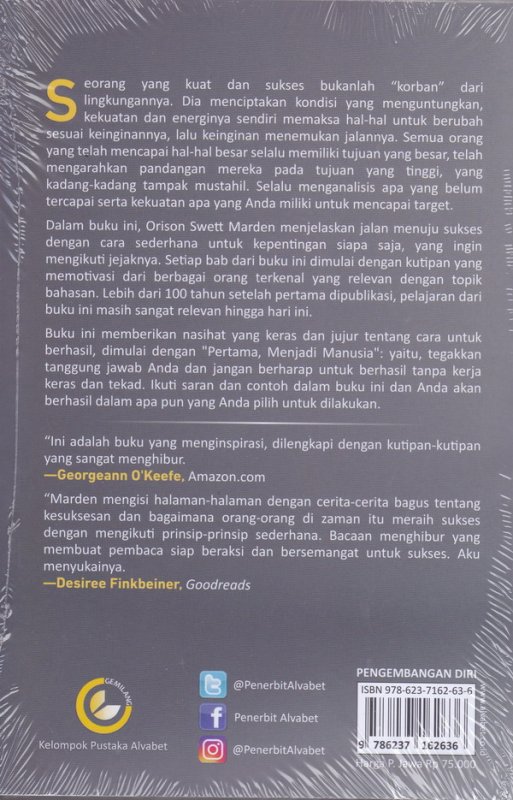 Cover Belakang Buku Jalan Menuju Sukses 