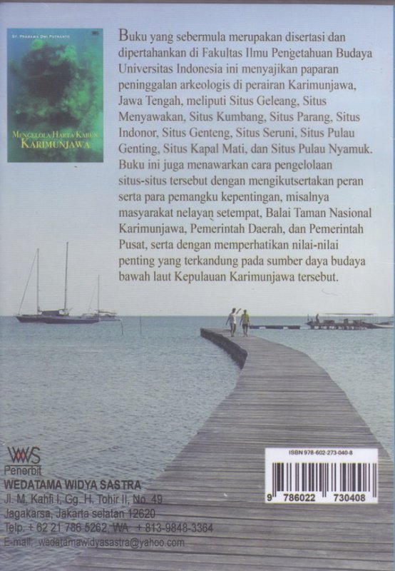 Cover Belakang Buku MENGELOLA HARTA KARUN KARIMUNJAWA