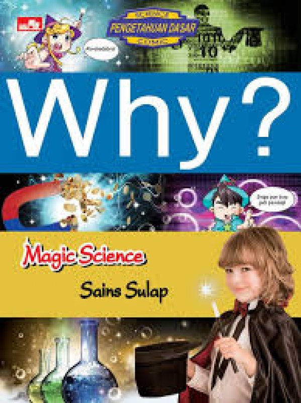 Cover Buku WHY? MAGIC SCIENCE-sains tentang sulap 