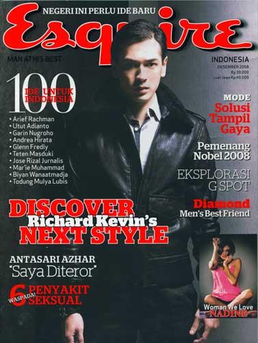 Cover Buku Esquire Desember 2008