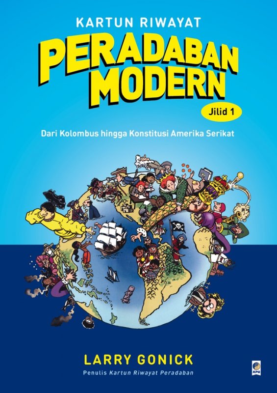 Cover Buku Kartun Riwayat Peradaban Modern Jilid I