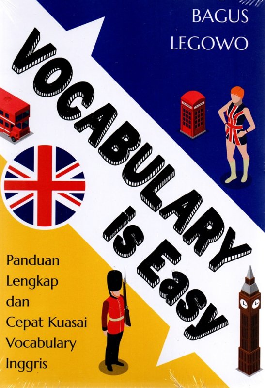 Cover Buku Vocabulary Is Easy: Panduan Lengkap Dan Cepat Kuasai Vocabulary Inggris