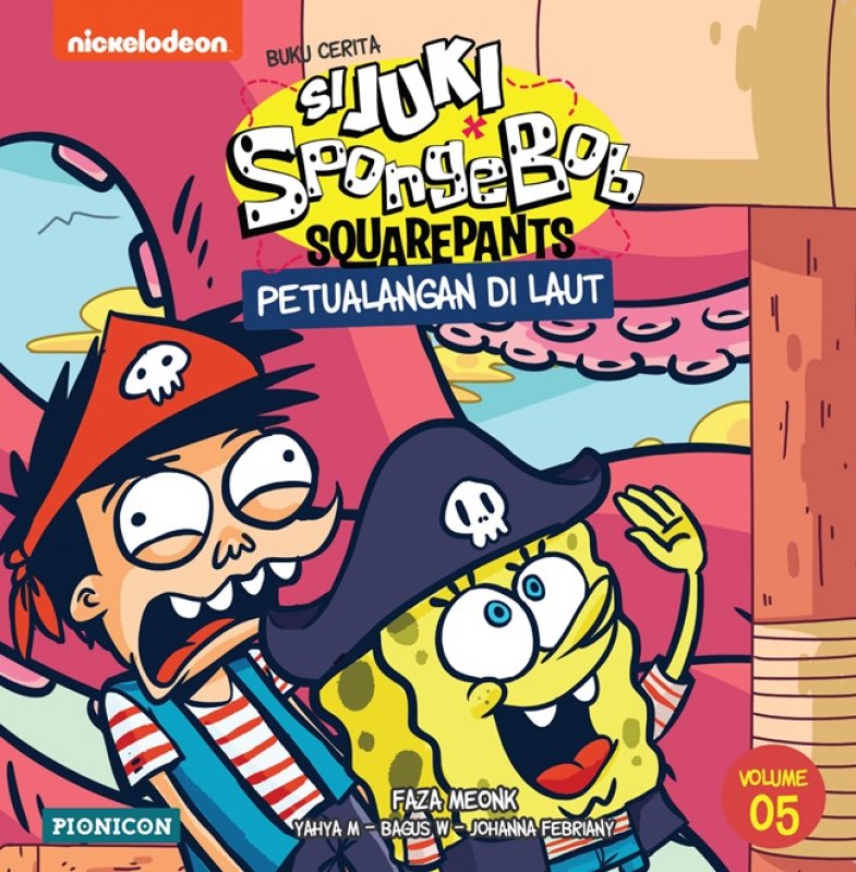 Cover Buku Juki-Spongebob: Petualangan di Laut
