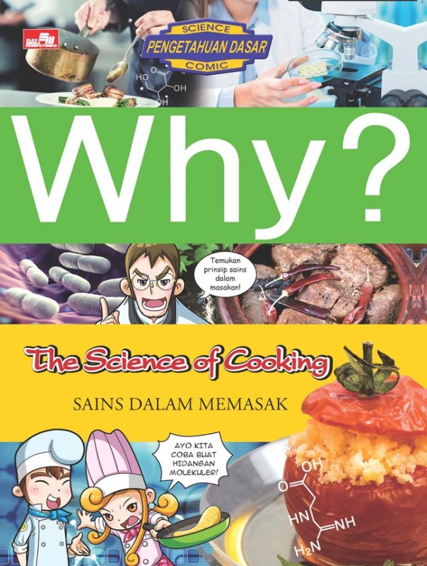 Cover Buku Why? The Science of Cooking: sains dalam memasak