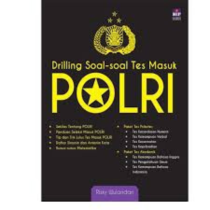 Cover Buku Drilling Soal-Soal Tes Masuk POLRI