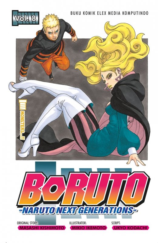 Cover Buku Boruto - Naruto Next Generation Vol. 8
