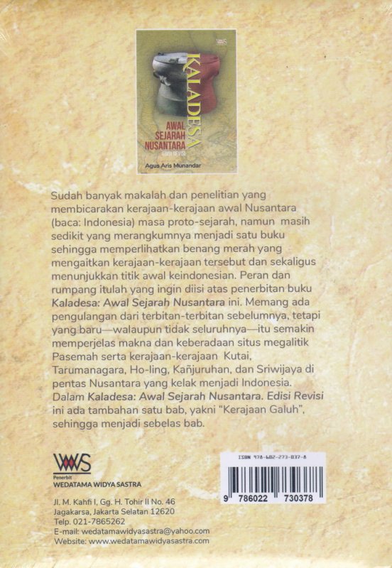 Cover Belakang Buku Kaladesa: Awal Sejarah Nusantara Edisi Revisi