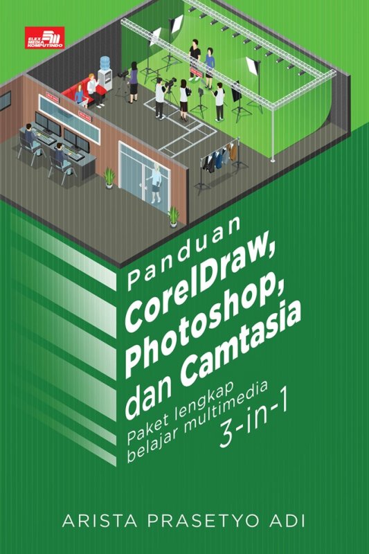 Cover Buku Panduan Coreldraw, Photoshop, Dan Camtasia