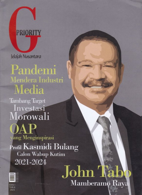 Cover Buku Majalah Gpriority EDISI 1 THN X  2021 (2021)