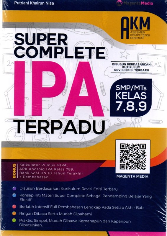 Cover Buku Super Complete Ipa Terpadu Smp/Mts 7,8,9