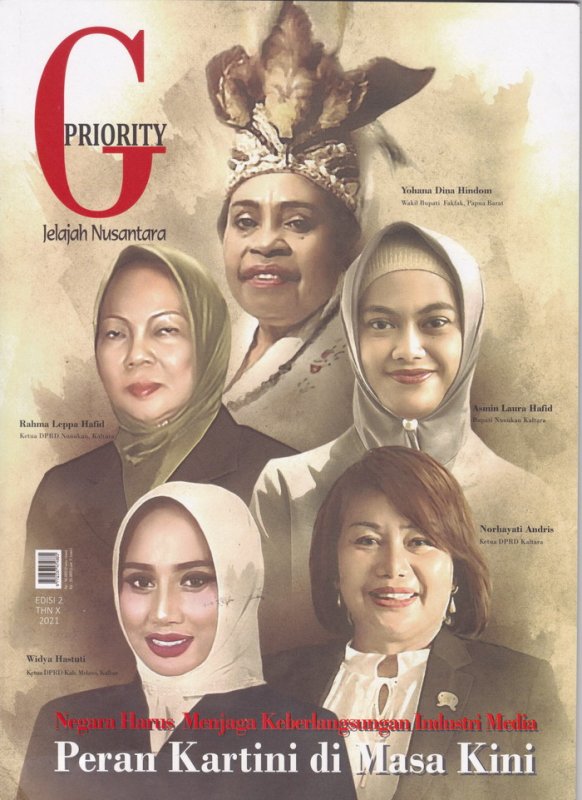 Cover Buku Majalah Gpriority EDISI 2 THN X 2021