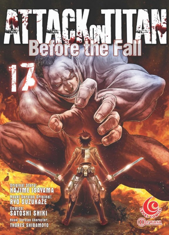 Cover Buku Lc: Attack On Titan Before The Fall 17 