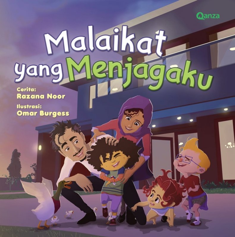 Cover Buku Qanza : Malaikat Yang Menjagaku 