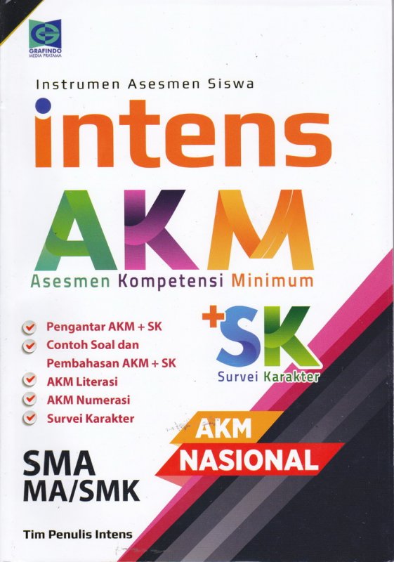 Cover Buku Asesmen Kompetensi Minimun ( AKM ) SMA MA/ SMK