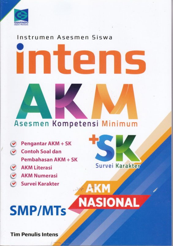 Cover Buku Asesmen Kompetensi Minimun ( AKM ) SMP / MTS 