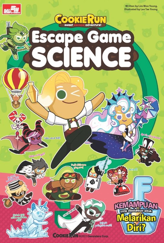 Cover Buku Cookie Run Sweet Escape Adventure! - Escape Game Science 