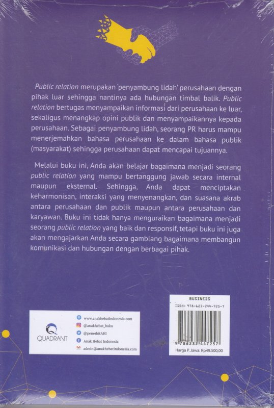 Cover Belakang Buku 14 JAM BELAJAR PUBLIC RELATION 