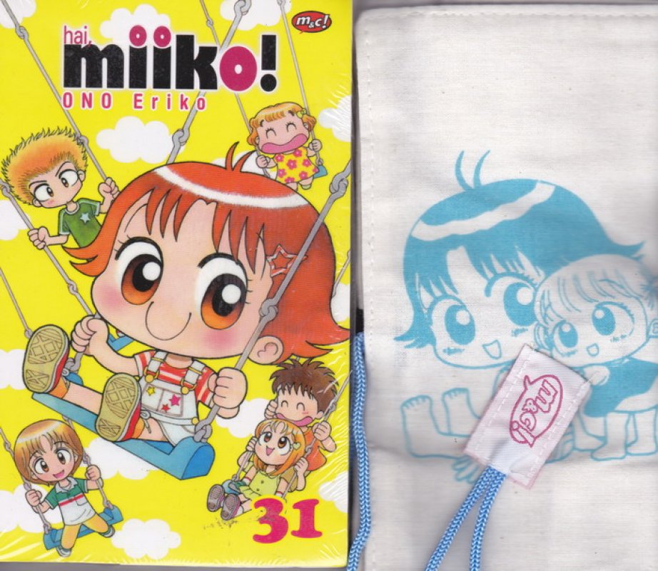 Cover Belakang Buku Komik Hai, Miiko 31 - edisi khusus (bonus totebag) oleh Eriko Ono