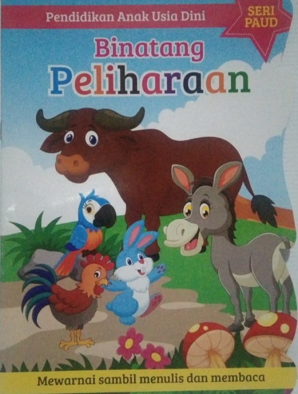 Cover Buku Pendidikan Anak Usia Dini : Binatang Peliharaan