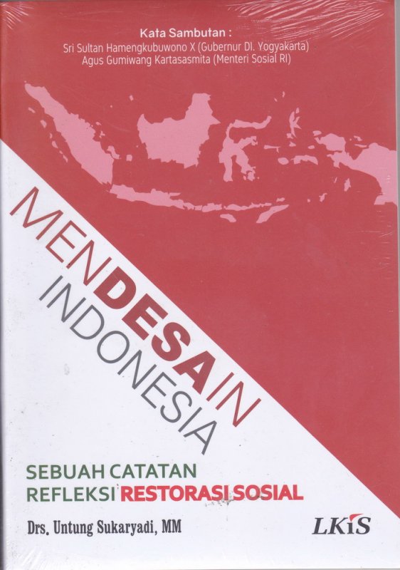 Cover Buku Mendesain Indonesia : sebuah catatan refleksi Restorasi Sosial