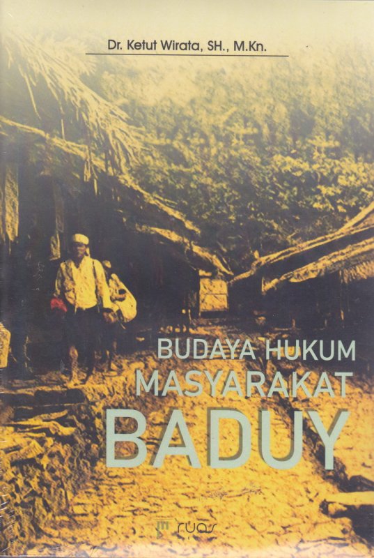 Cover Buku Budaya Hukum Masyarakat Baduy