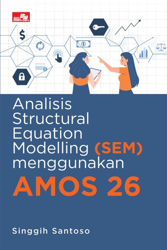 Cover Buku Analisis Structural Equation Modelling (SEM) menggunakan AMOS 26