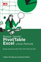 Belajar Sendiri PivotTable Excel untuk Pemula 