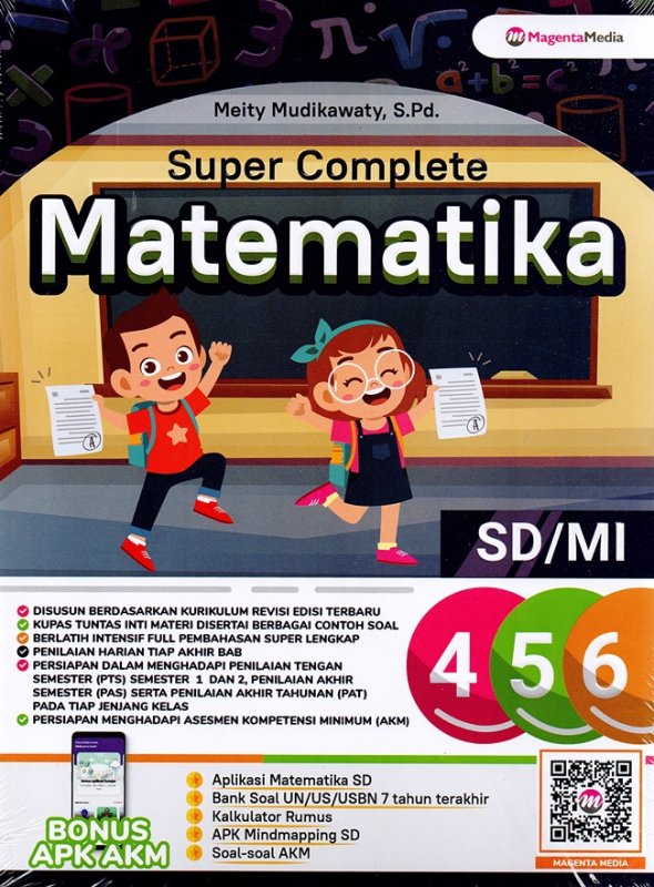 Cover Belakang Buku Super Complete Matematika Sd/Mi 4,5,6 