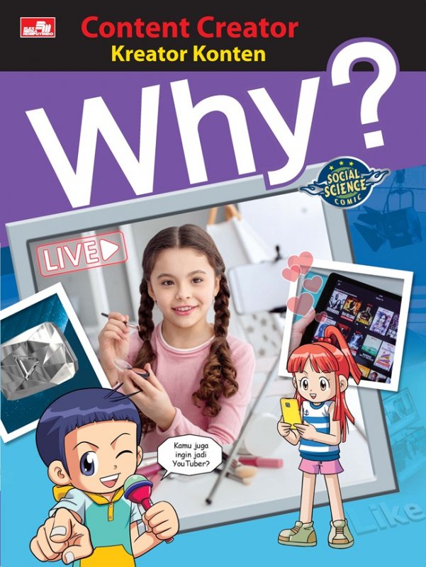 Cover Buku Why? Content Creator - Kreator Konten