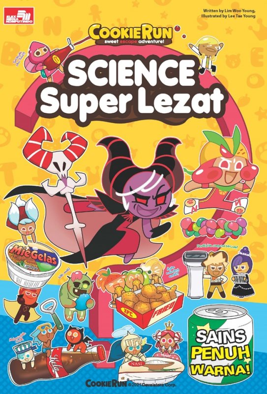 Cover Buku Cookie Run Sweet Escape Adventure! - Science Super Lezat