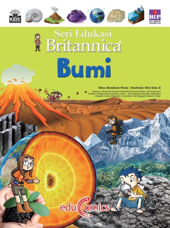 Cover Buku Seri Edukasi Britannica: Bumi