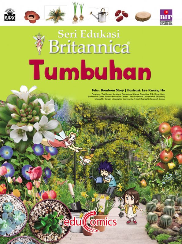 Cover Buku Seri Edukasi Britannica: Tumbuhan
