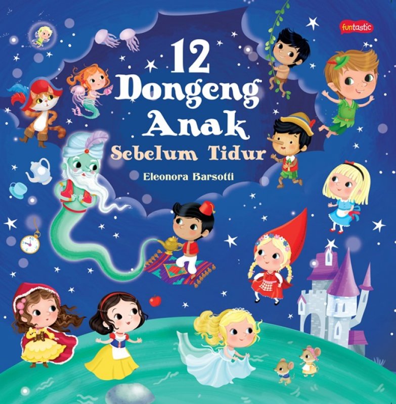 Cover Buku 12 Dongeng Anak Sebelum Tidur