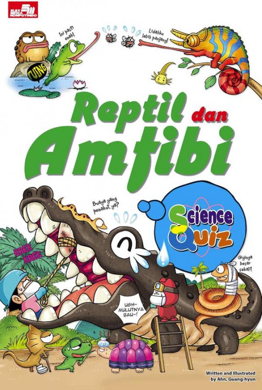 Cover Buku Science Quiz: Reptil dan Amfibi
