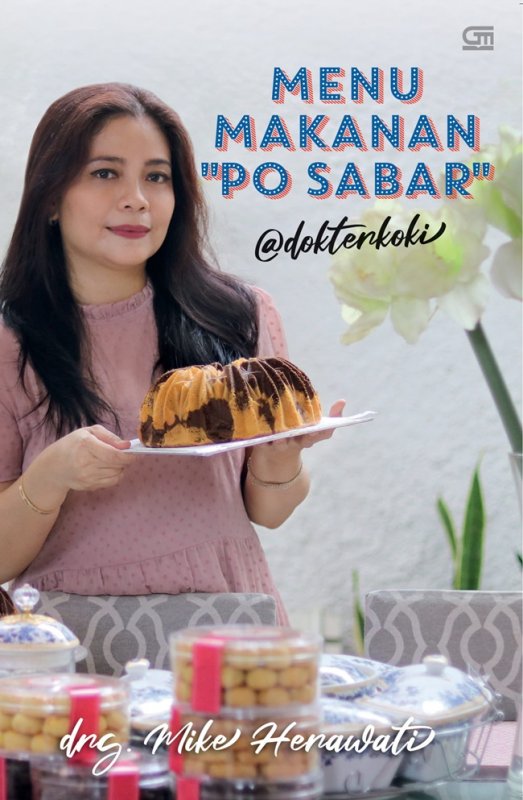 Cover Buku Menu Makanan `Po Sabar` @Dokter Koki